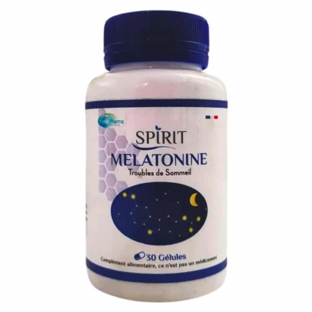 SPIRIT PHARMA – Mélatonine Troubles De Sommeil – 30 Gélules