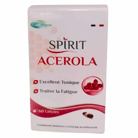 SPIRIT PHARMA – Acerola Excellent Tonique – 60 Gélules