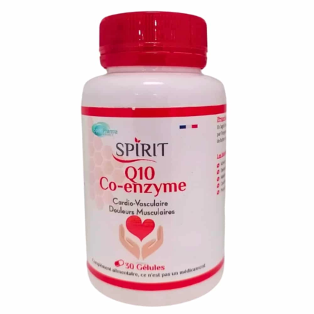 SPIRIT PHARMA – Q10 Co-enzyme Cardio-vasculaire – 30 Gélules