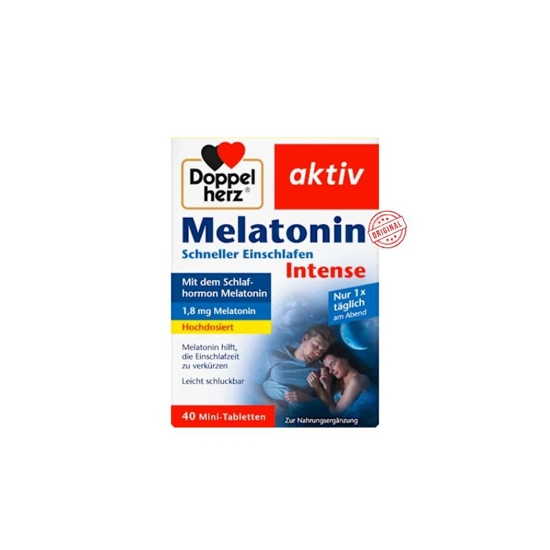 Doppelherz Mélatonine Intense Mini comprimés 40 pièces