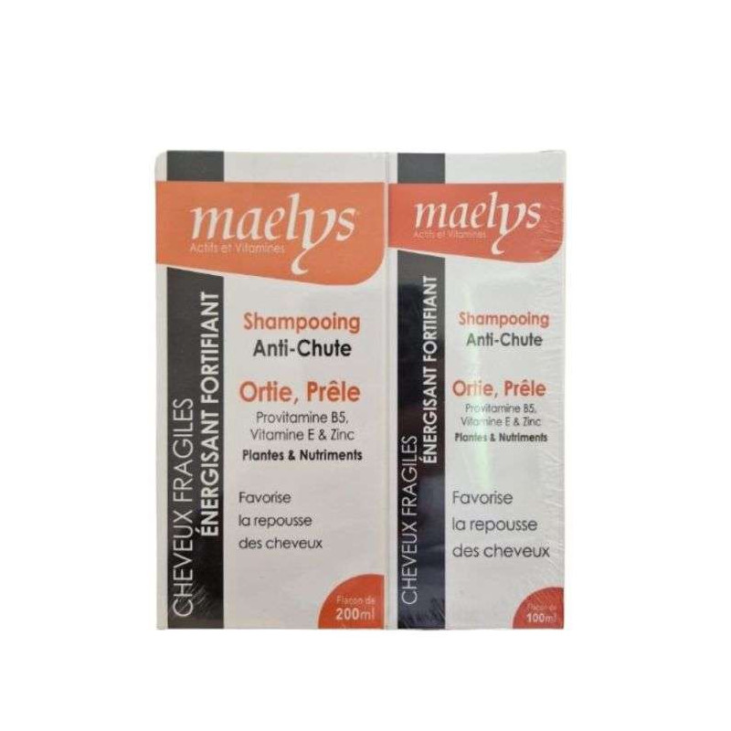 MAELYS OFFRE SHAMPOOING ORTIE PRELE 200 ML + SHAMPOING 100ML OFFERT