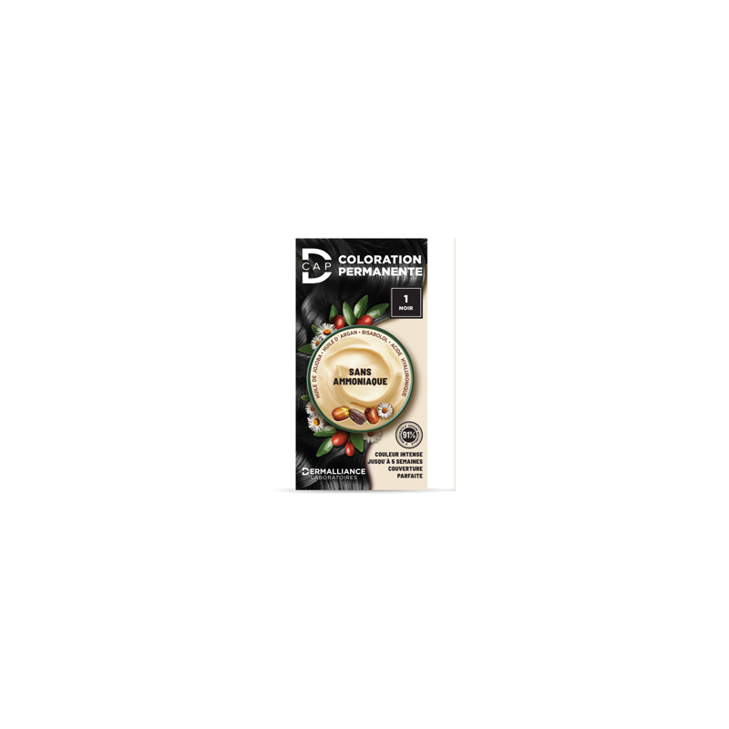 D-CAP COLORATION PERMANENTE 1 NOIR