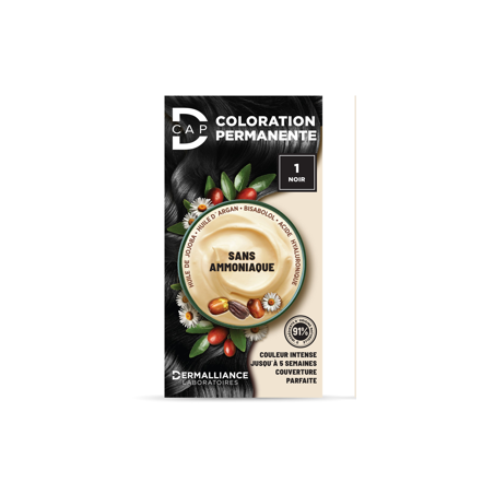 D-CAP COLORATION PERMANENTE 1 NOIR