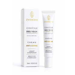 ZYODERM Crème Contour des Yeux Anti-Cernes – Hydratation & Éclat – 15ml