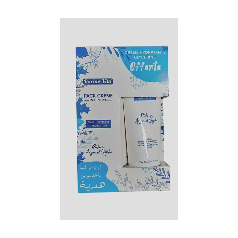 Racine Vita Pack une crème hydratante visage et une crème mains offerte.