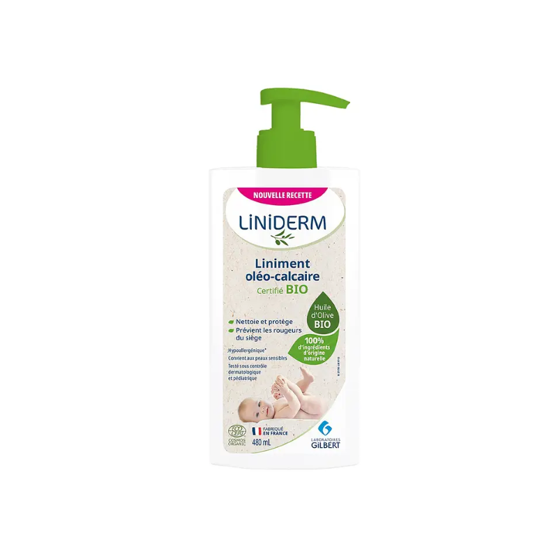 GILBERT LINIDERM NEUTRADERM LINIMENT OLÉO-CALCAIRE 480ML POMPE