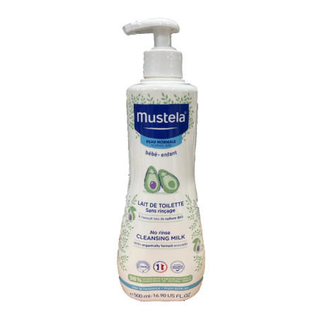 Mustela Lait de Toilette Sans Rinçage 500ml – Peau Normale