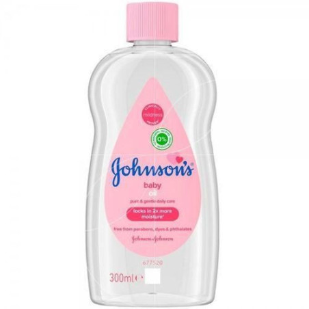 Johnson's Baby Huile Baby Oil 300ml - 2 fois plus hydratante