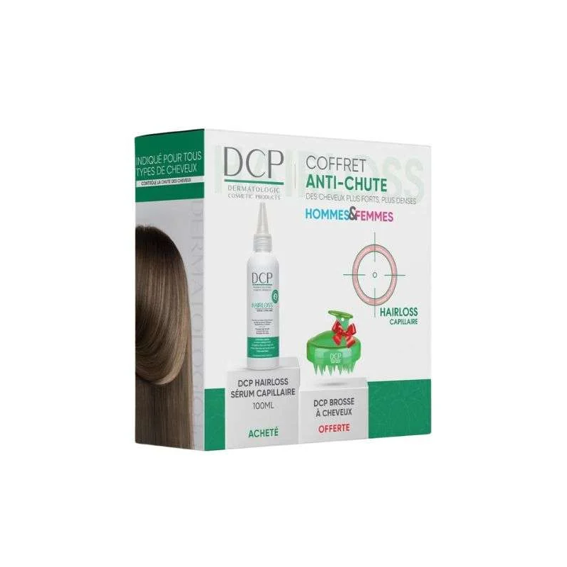 DCP COFFRET HAIR LOSS SERUM CAPILLAIRE 100 ML + BROSSE OFFERTE