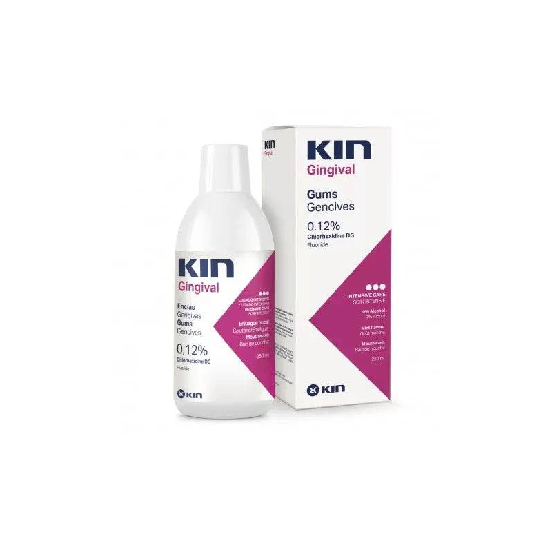 KIN – Gingival Bain De Bouche Gencives 0,12% Chlorhexidine Soin Intensif – 250ml