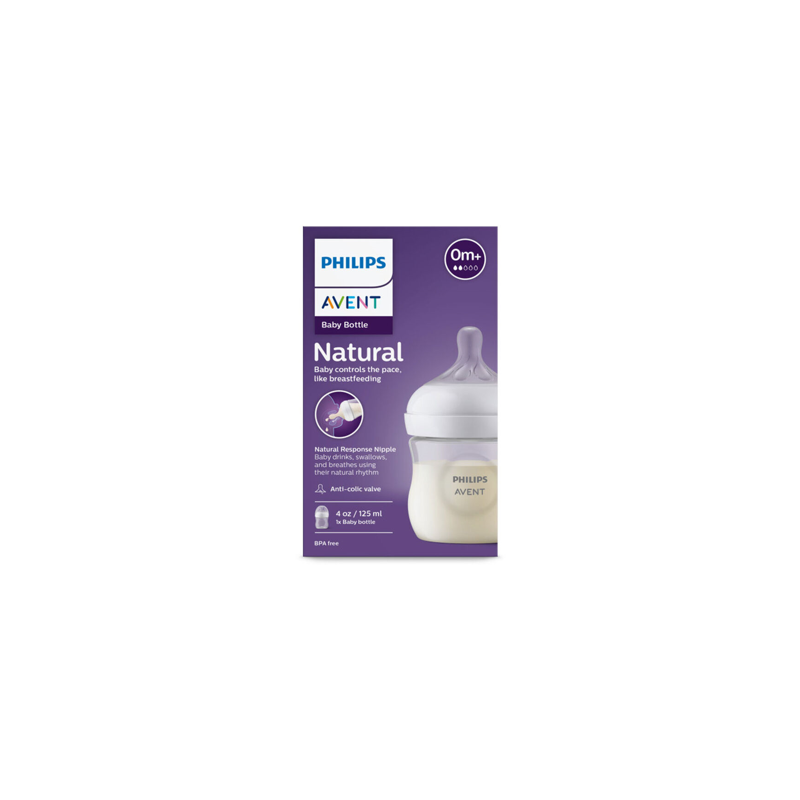 AVENT BIBERON NATURAL REPONSE 0M+ 125ML SCY900/01