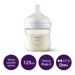 AVENT BIBERON NATURAL REPONSE 0M+ 125ML SCY900/01