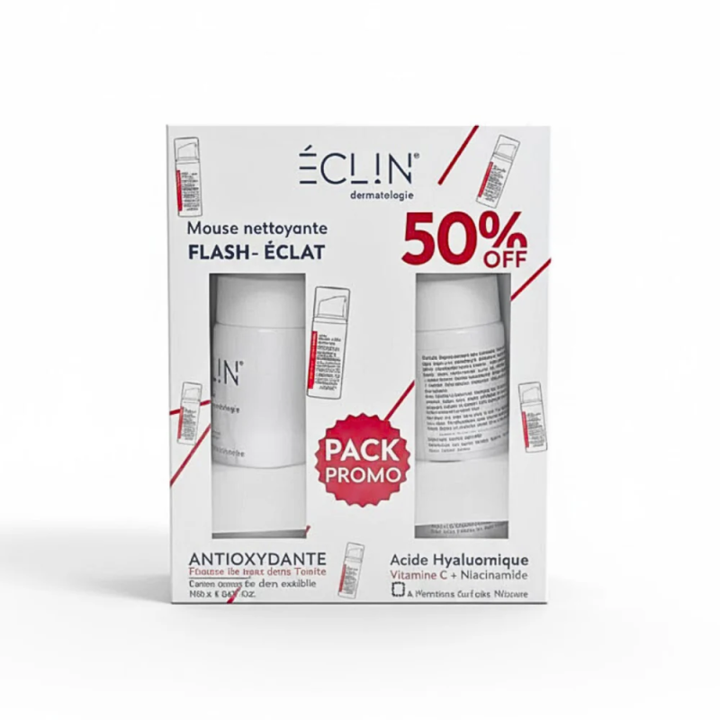 ECLIN PACK PROMO 50% SUR LA 2EM MOUSSE NETTOYANTE