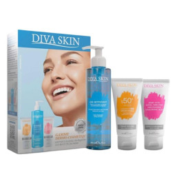 Diva Skin Ecran Solaire 50ml+ Gel Moussant 200ml+ Crème Eclaircissante 50ml