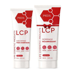 LCP PACK PIEDS DIABETIQUES SOIN INTENSE 75ML + GOMMAGE NOURISSANT 100ML OFFERT