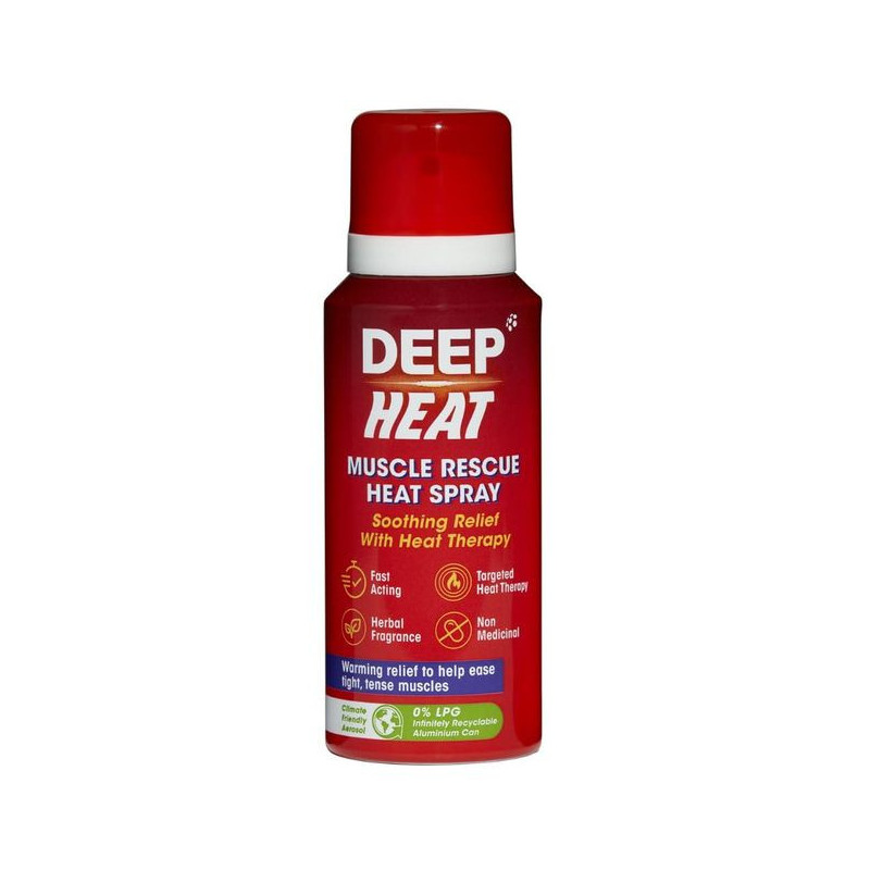 Deep Heat Spray menthol anti-douleur à action rapide 72,5 ml