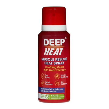 Deep Heat Spray menthol anti-douleur à action rapide 72,5 ml