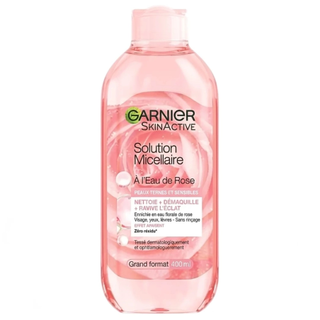 GARNIER – Solution Micellaire A L’eau De Rose 400ml