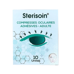 Sterisoin Compresses Oculaires Adulte – Boîte de 10 Unités
