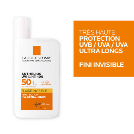 ROCHE POSAY ANTHELIOS UVMUNE 400 FLUIDE SOLAIRE INVISIBLE SPF50+ 50ML