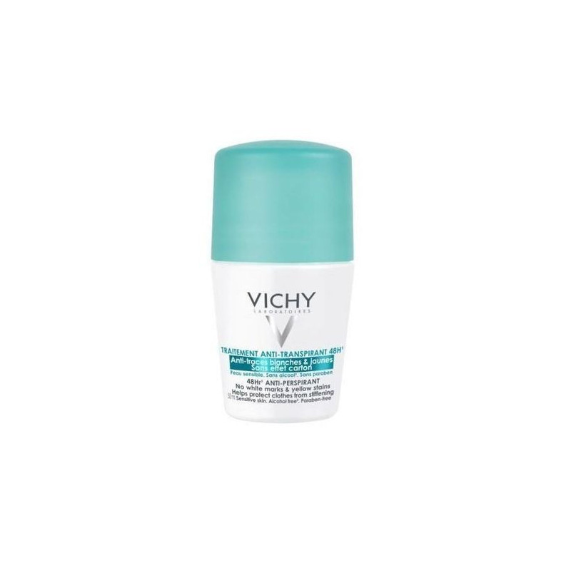 Vichy Déodorant à Bille Anti-Traces anti-transpirante est efficace 48h