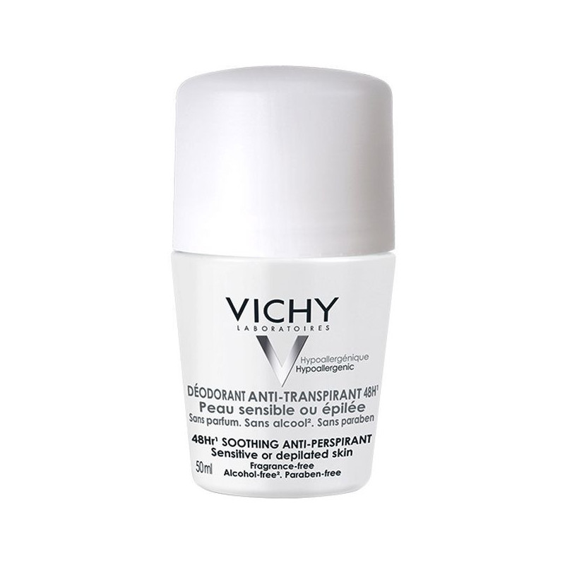 Vichy Déodorant Anti-Transpirant 48H Peaux Sensibles