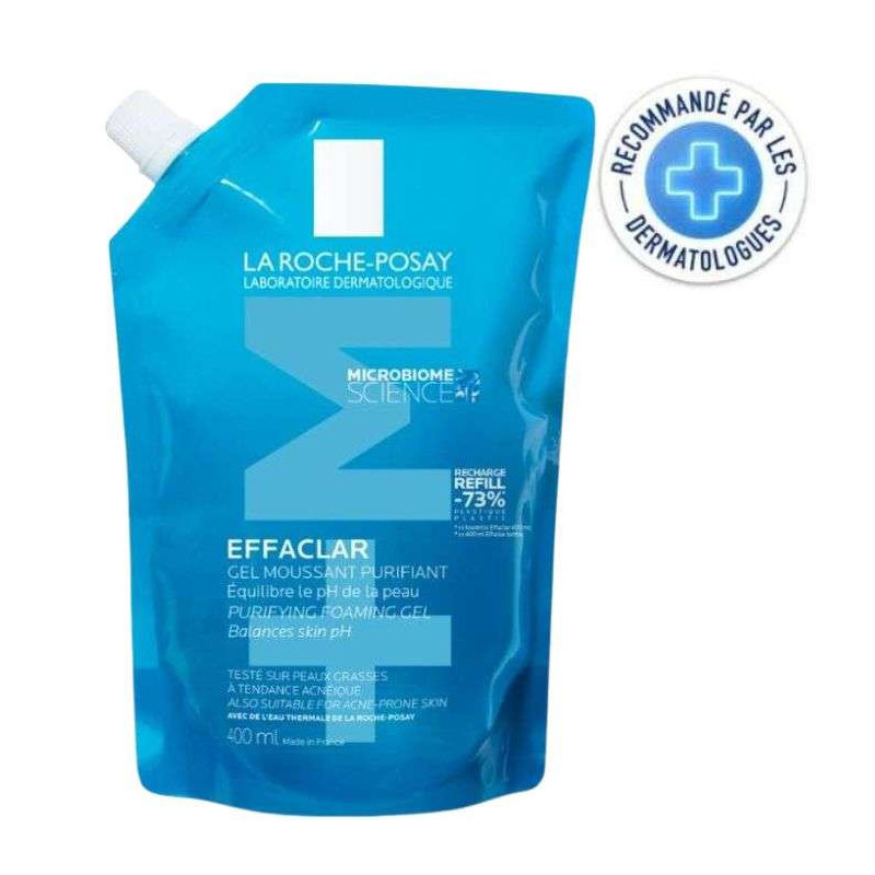 LA ROCHE POSAY EFFACLAR GEL MOUSSANT PURIFIANT RECHARGE 400ML