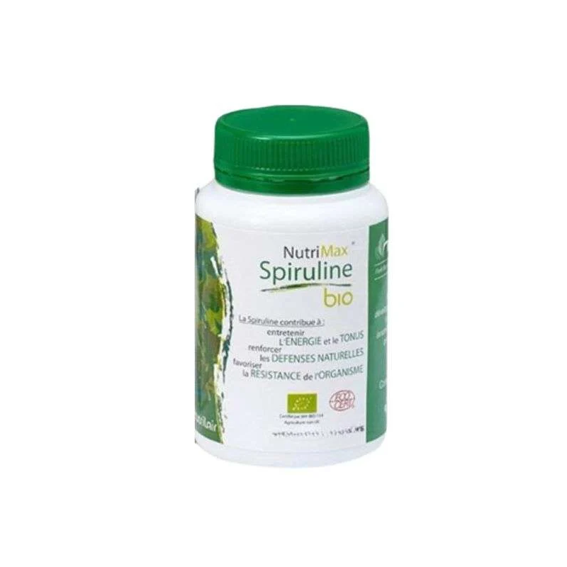 NUTRIMAX SPIRULINE 100% BIO 120 G MICROGRANULES TONUS ET VITALITÉ