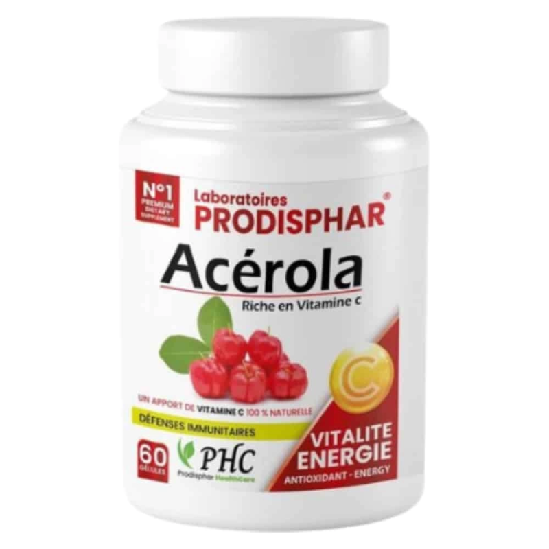 PRODISPHAR – Vitalité Et Energie Acerola Riche En Vitamince C
